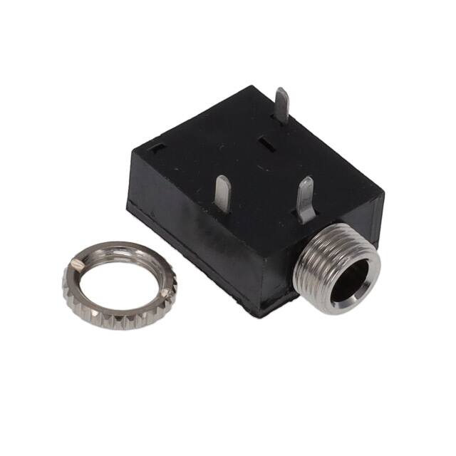 STX-3081-3C STEREO JACK, STRAIGHT THREAD W/N