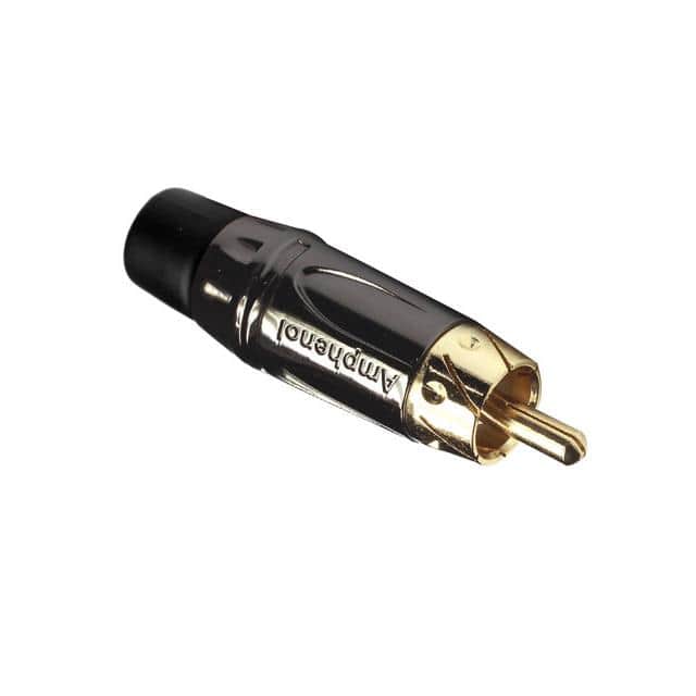 ACPL-CBK RCA SERIES MALE CABLE BLK CHROME