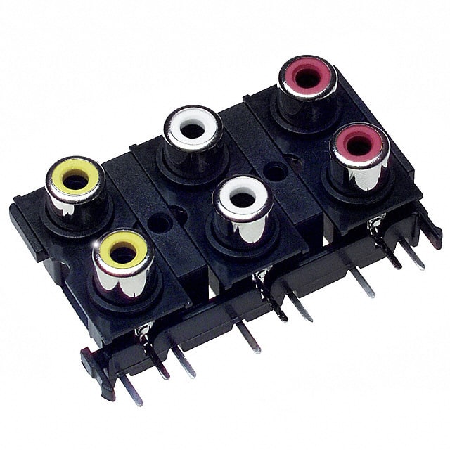 RCJ-61223344 CONN RCA JACK MONO 3.2MM R/A