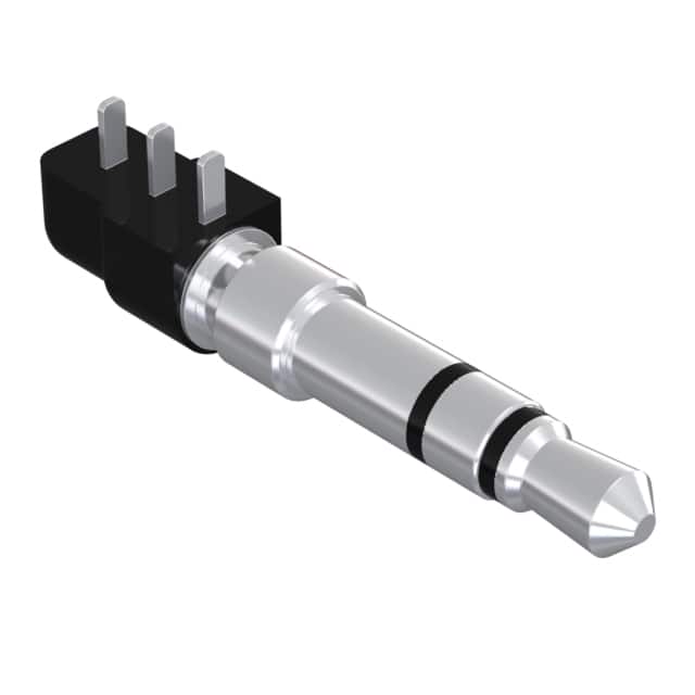 54-00036 CONN PLUG STEREO 3.5MM RA 3COND