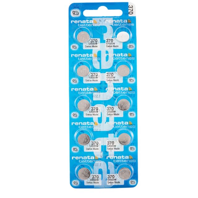 370 RENATA 1.55V 40MAH SILVER OXIDE BATTERY