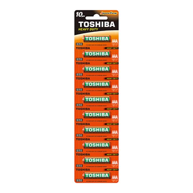 R03KG-X10 (AAA) BATT ZINC CARBON 1.5V AAA 10PK