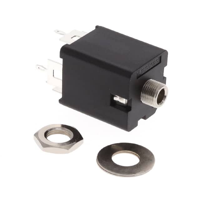 ACJS-MV35-5 3.5MM STEREO VERT METAL NUT SCHE