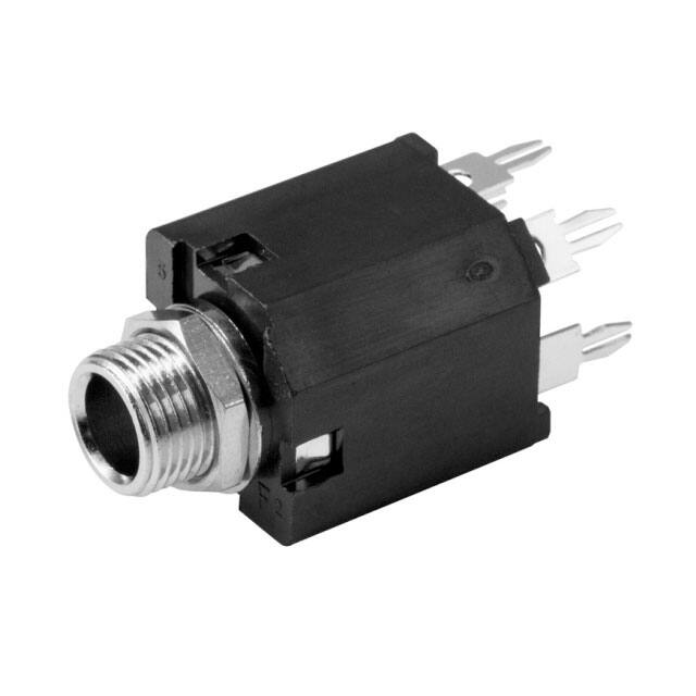 SJ-63083A AUDIO JACK, 6.35 MM, VERTICAL, 3