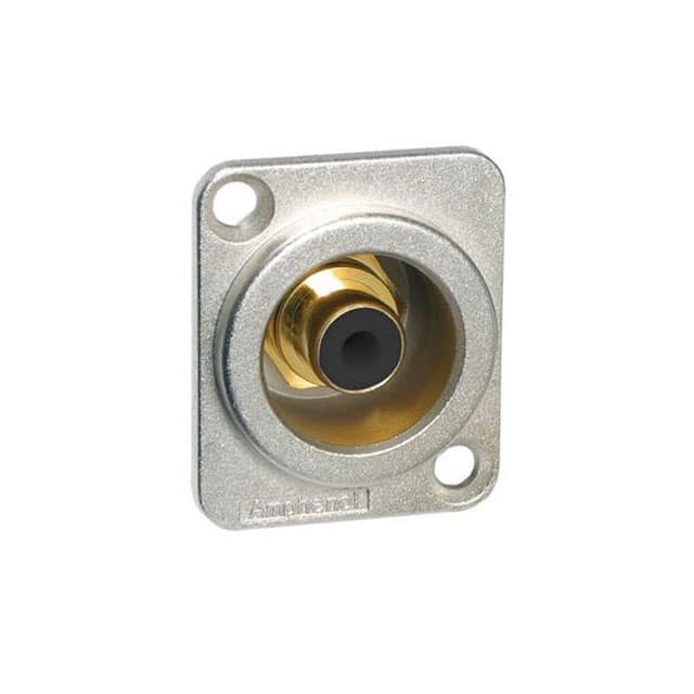ACJD-BLK CONN RCA JACK CHASIS MOUNT BLACK