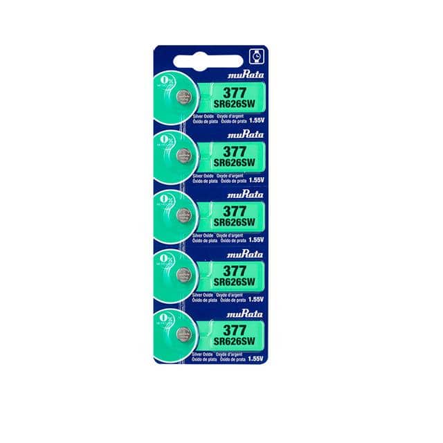 SR626SW (SR66) MURATA 377 BATTERY SR 1.55V 6.8M