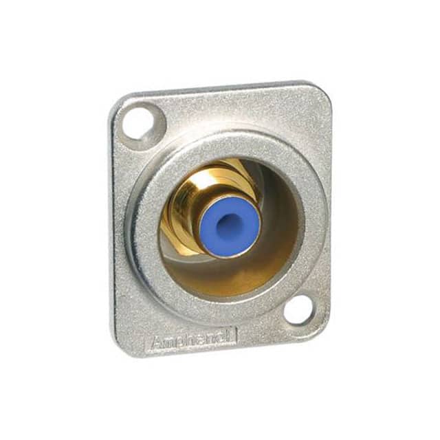 ACJD-BLU CONN RCA JACK CHASIS MOUNT BLUE