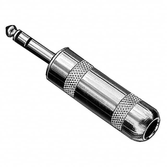 190 CONN PLUG STEREO 6.35MM 3COND