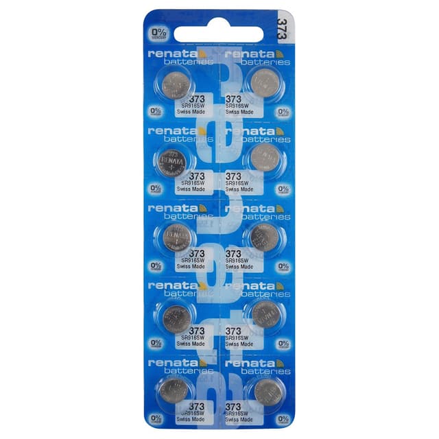 373 RENATA 1.55V 29MAH SILVER OXIDE BATTERY