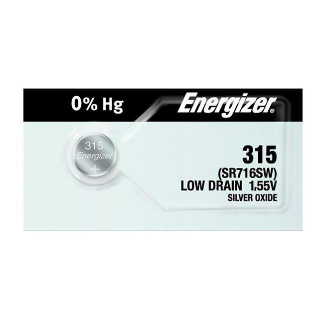 E-315 TS SLVR-OX 1.55V 7.9MM BUTTON CELL