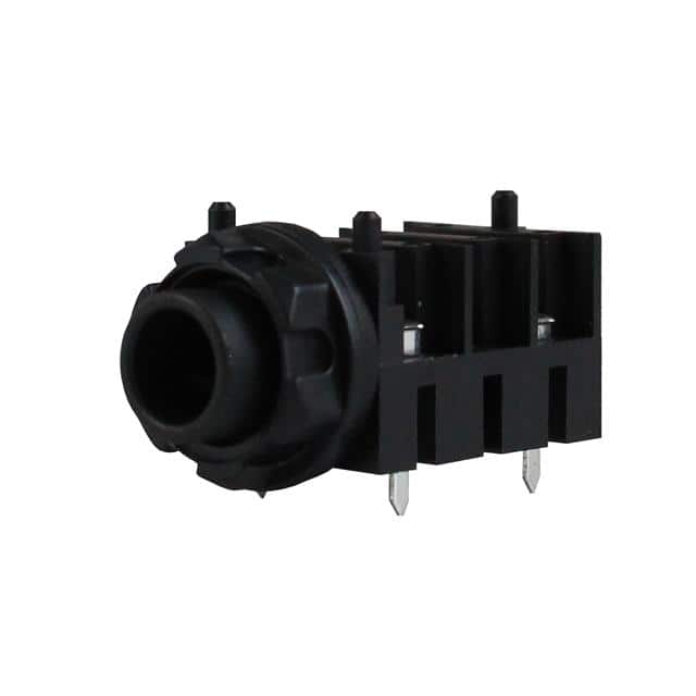 IO-TJ4HH 4 PIN 1/4" JACK PCB HALF-THREADE