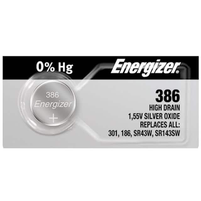 E-386-301 TS SLVR-OX 1.55V 11.6MM BUTTON CELL