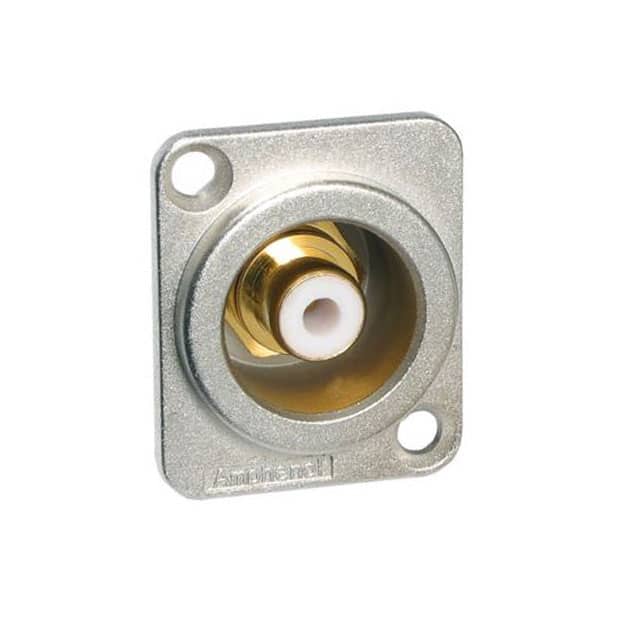 ACJD-WHT CONN RCA JACK CHASIS MOUNT WHITE