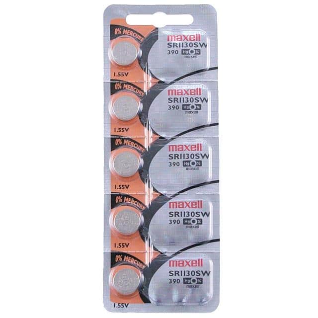 390 SLVR-OX 1.55V 11.6MM BUTTON CELL