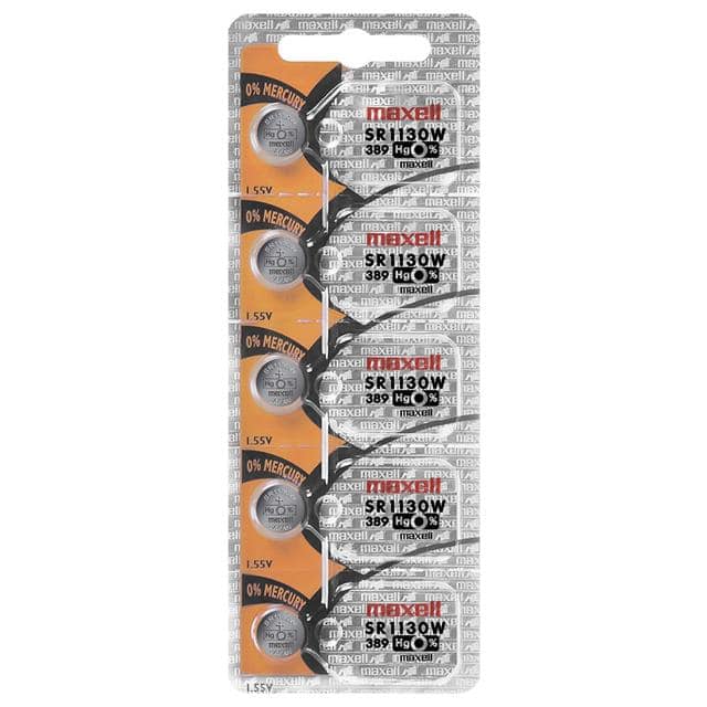389 SLVR-OX 1.55V 11.6MM BUTTON CELL