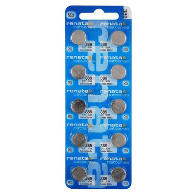 389 RENATA 1.55V 85MAH SILVER OXIDE BATTERY