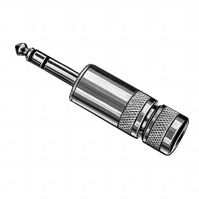 190A CONN PLUG STEREO 6.35MM 3COND