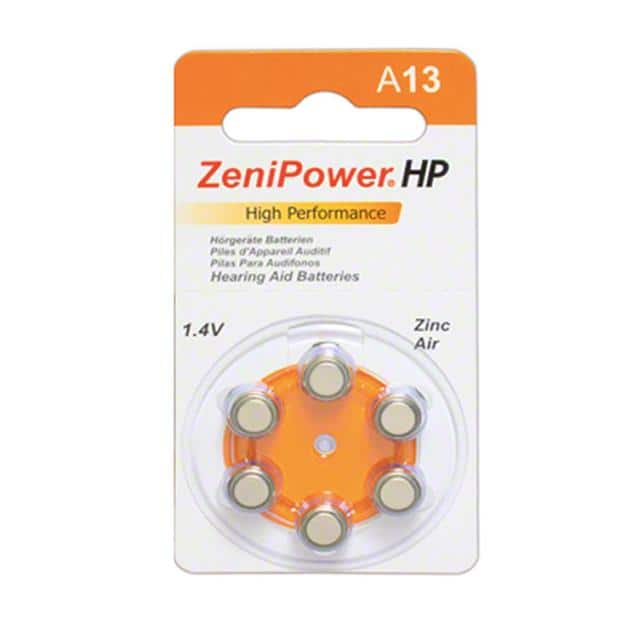 ZP-A13-D6 MF ZENIPOWER SIZE 13 HEARING AID BA