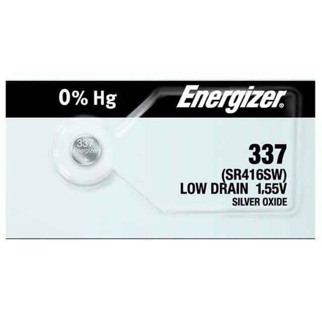 E-337 TS SLVR-OX 1.55V 4.8MM BUTTON CELL