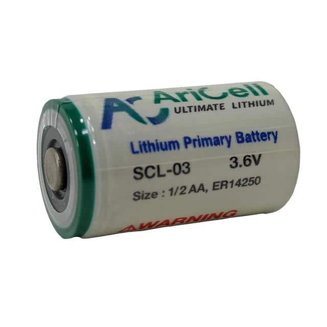 ARICELL SCL-03 SCL-03  AA-SIZE, 3.6V, 1.2AH, LI