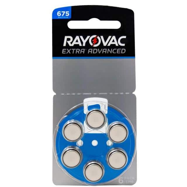 R-675AE-6 ZM RAYOVAC EXTRA ADVANCED SIZE 675
