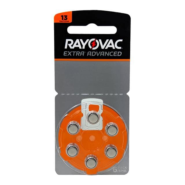 R-13AE-6 ZM RAYOVAC EXTRA ADVANCED SIZE 13 H