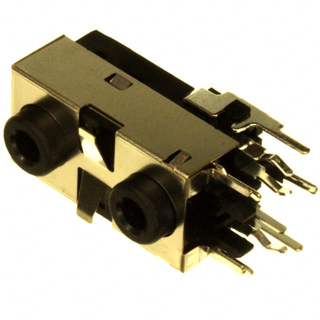 SJD-3511-45 CONN JACK DUAL STEREO 3.5MM R/A