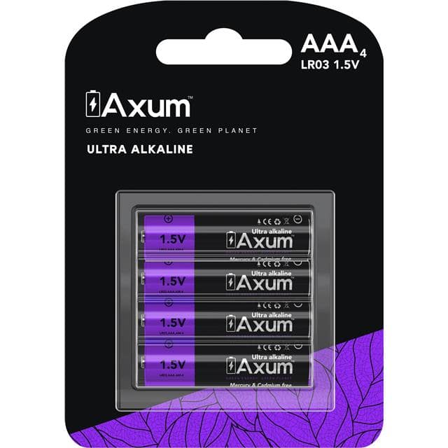 AX-LR03-4 LR03 AAA ALKALINE 1.5V - 4 PACK