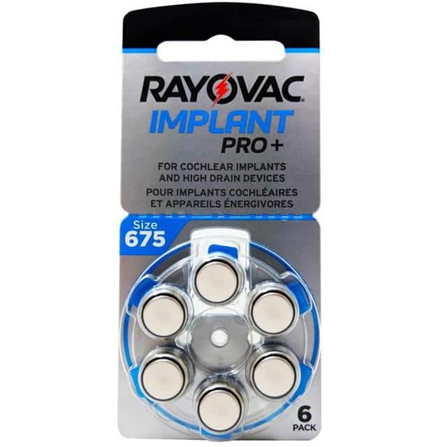 R-675CP-6IMPMF RAYOVAC EXTRA ADVANCED SIZE 675P