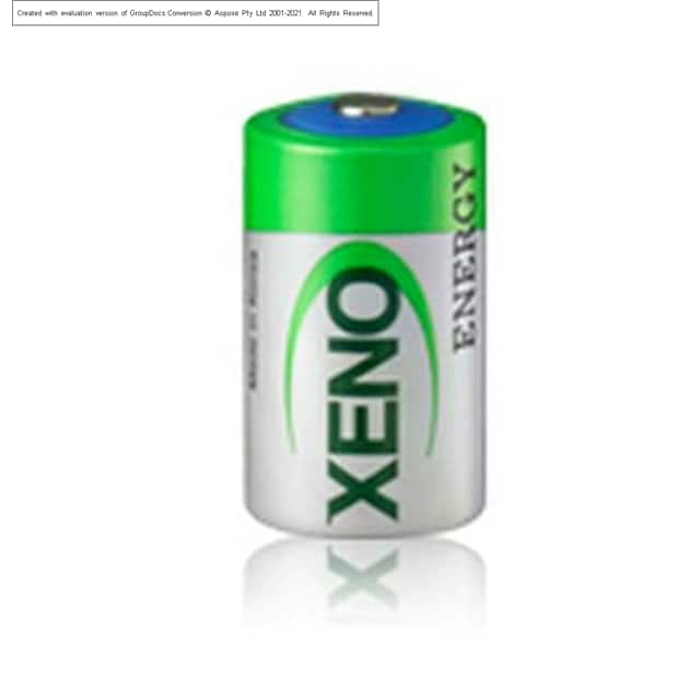 XL-050F 3.6V 1200MAH 1/2AA