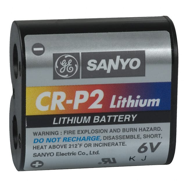CR-P2 BATTERY LITHIUM 6V CR-P2