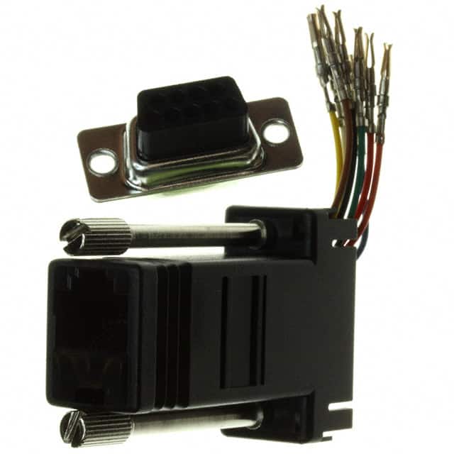 RJADK09S7080811 ADAPT DB9F TO RJ45 JACK BLACK