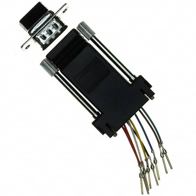 RJADK09P7080811 ADAPT DB9M TO RJ45 JACK BLACK