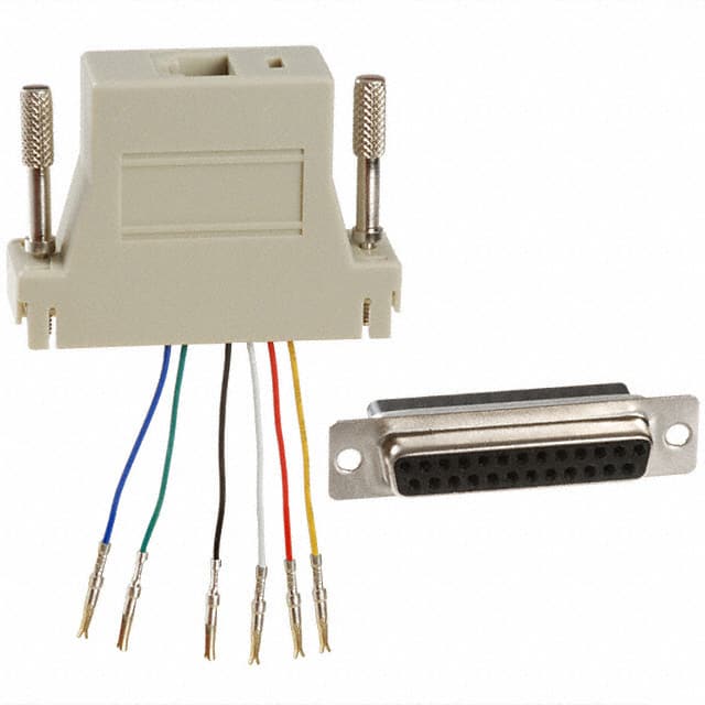 AT-23053 ADAPT DB25F TO 6P6C JACK BEIGE