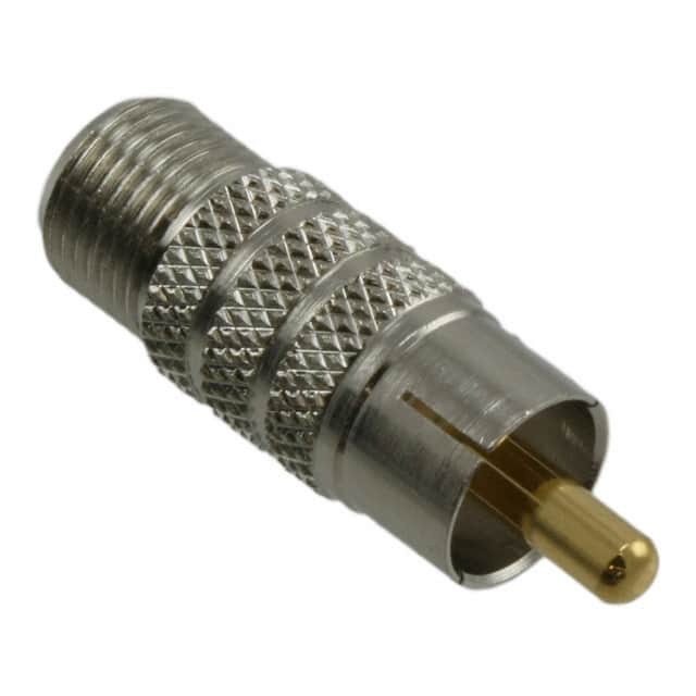 R0849 ADAPT RCA PLUG TO F JACK SILVER