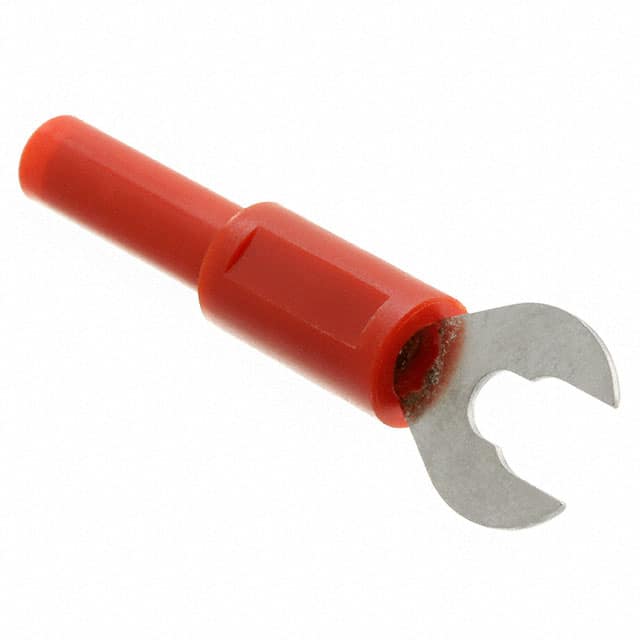 CT2553-2 ADAPTER 6MM SPADE 4MM J RED