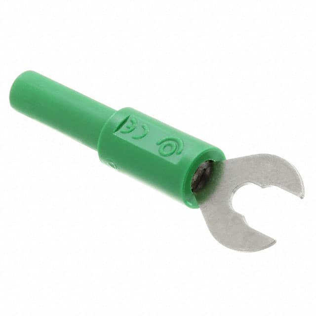 CT2553-5 ADAPTER 6MM SPADE 4MM J GREEN
