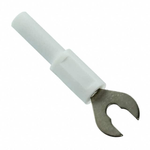 CT2553-9 ADAPTER 6MM SPADE 4MM J WHITE