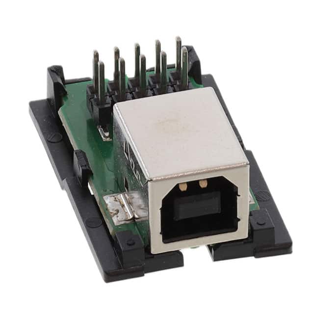 1653867 ADAPT USB-B RCPT TO HDR BLK/SIL