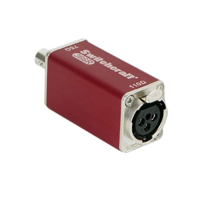 366R ADAPT FMALE XLR TO BNC JACK SILV