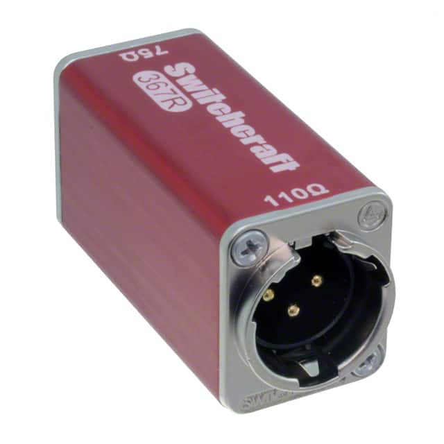 367R ADAPT MALE XLR TO BNC PLUG SILV