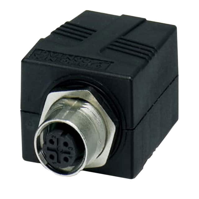1414398 ADAPT CIRC 4POS TO RJ45 JACK BLK