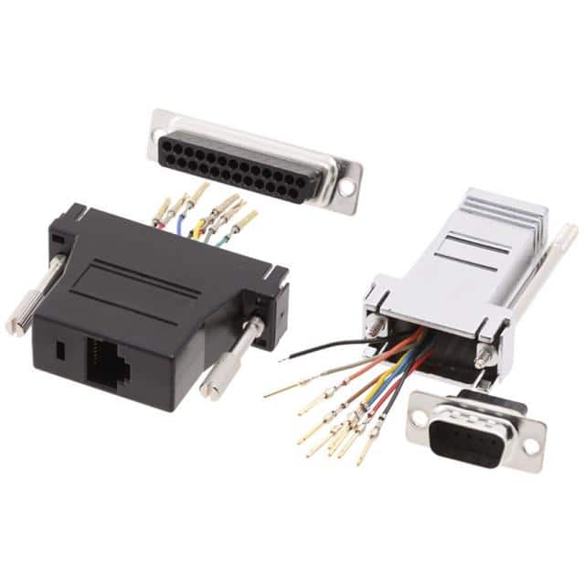 MHDA25-SMJ8-M-K 25 WAY FEMALE D-SUB TO RJ45 ADAP