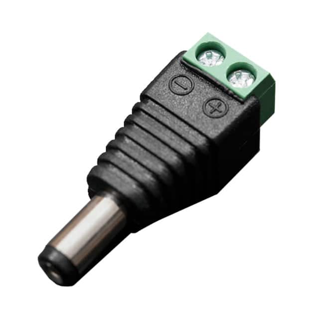 FIT0110 ADAPT TERM BL 2POS TO 2.1MM PLG