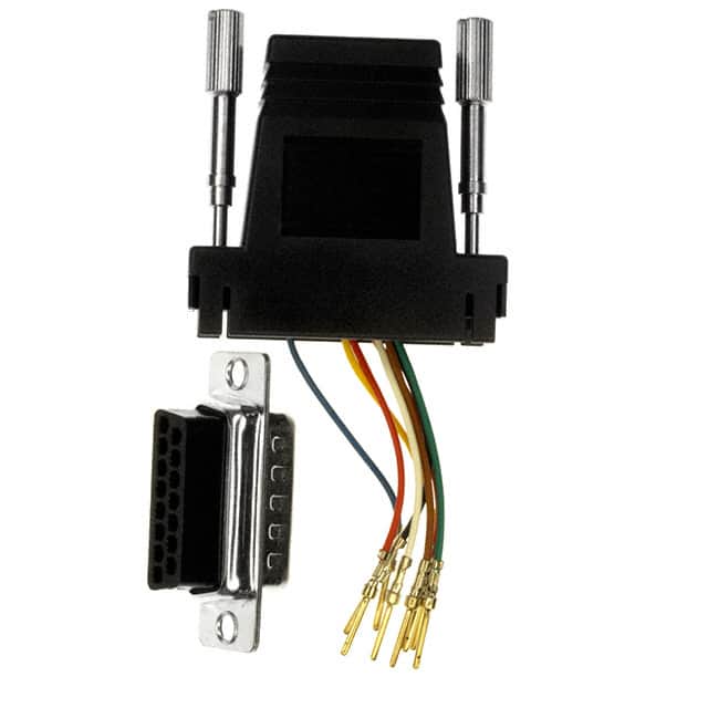 RJADK15P7080811 ADAPT DB15M TO RJ45 JACK BLACK