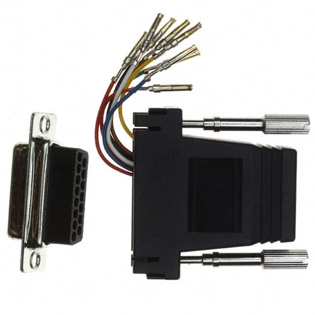 RJADK15S7080811 ADAPT DB15F TO RJ45 JACK BLACK