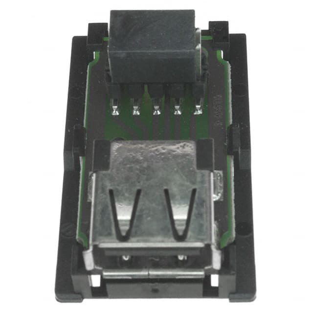 1653854 ADAPT USB-A RCPT TO HDR BLK/SIL