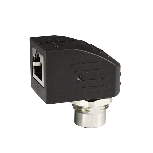 ASITPA-4512FD-RA M12 TO RJ45 ADAPTER FEMALE D-COD