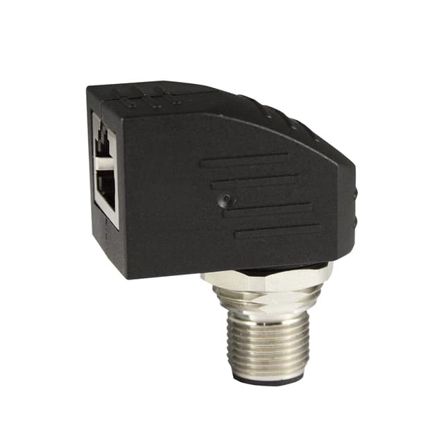 ASITPA-4512MD-RA M12 TO RJ45 ADAPTER MALE D-CODED