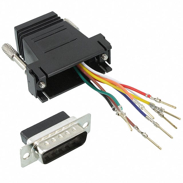 AMK-0004 ADAPT DB15M TO RJ45 JACK GRAY